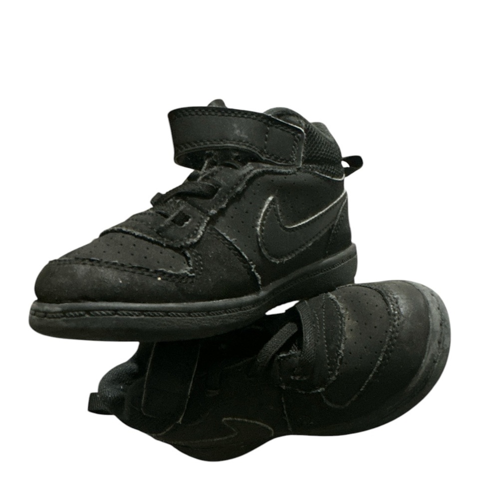 Kids black sneakers